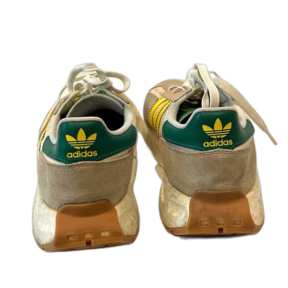 Adidas Originals Retropy E3 Sneakers Lace Up Green Yellow 10.5 - Picture 9 of 9